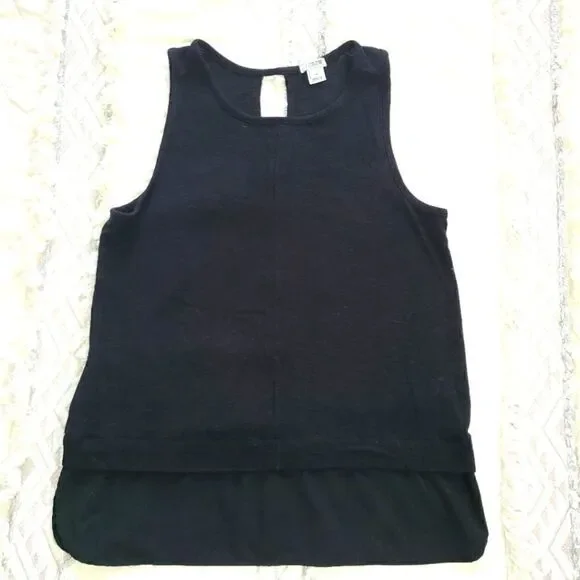 J. Crew sleeveless layered blouse - Picture 1 of 6